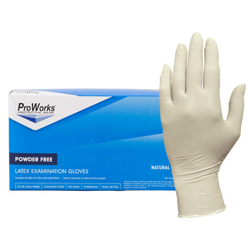 ProWorksÂ® Total Grip Powder Free Latex Examination Gloves